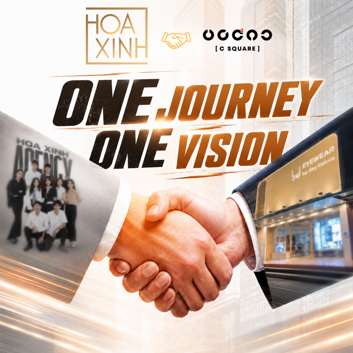 Cùng tầm nhìn – Chung hành trình: Hoa Xinh Agency chính thức đồng hành cùng C2EYEWEAR